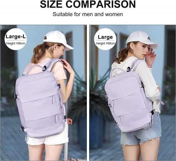 Large Travel Backpack Women, Laptop with USB Charging Port Backpack